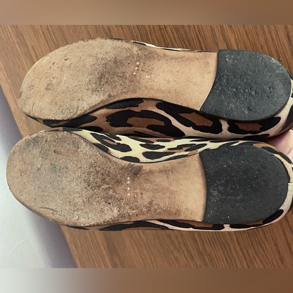 Giuseppe Zanotti 37.5 Leopard Cap Toe Flats - Picture 5 of 7